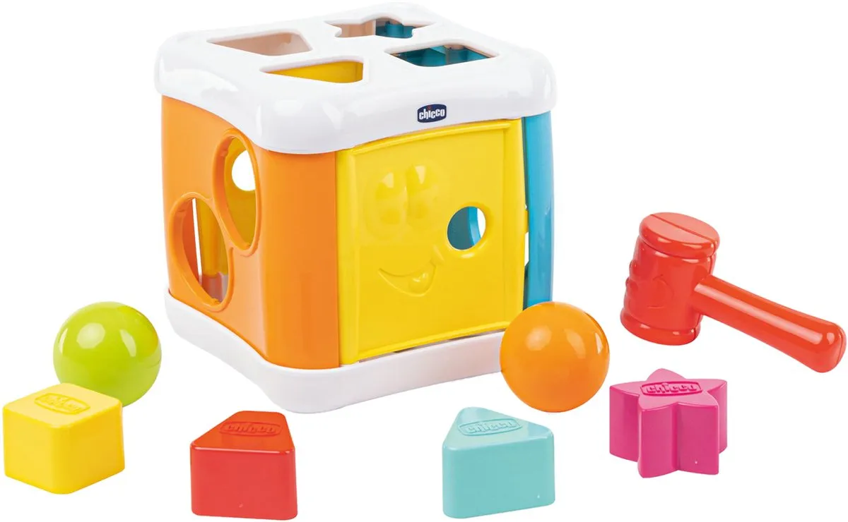 Chicco 2-in-1 Sort & Beat Cube - Meerkleurig - afbeelding 6 van 6