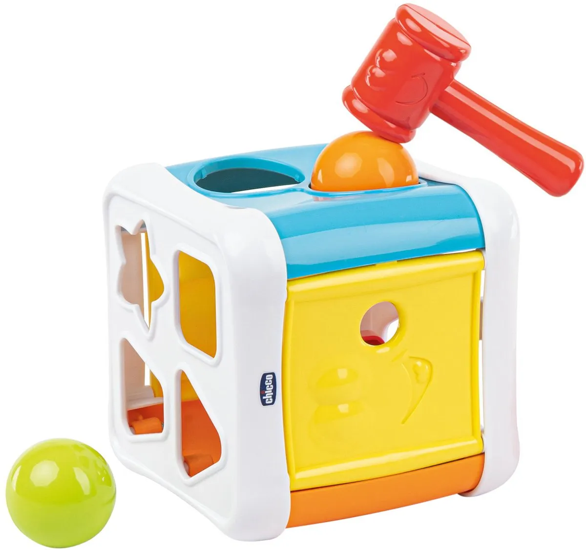 Chicco 2-in-1 Sort & Beat Cube - Meerkleurig