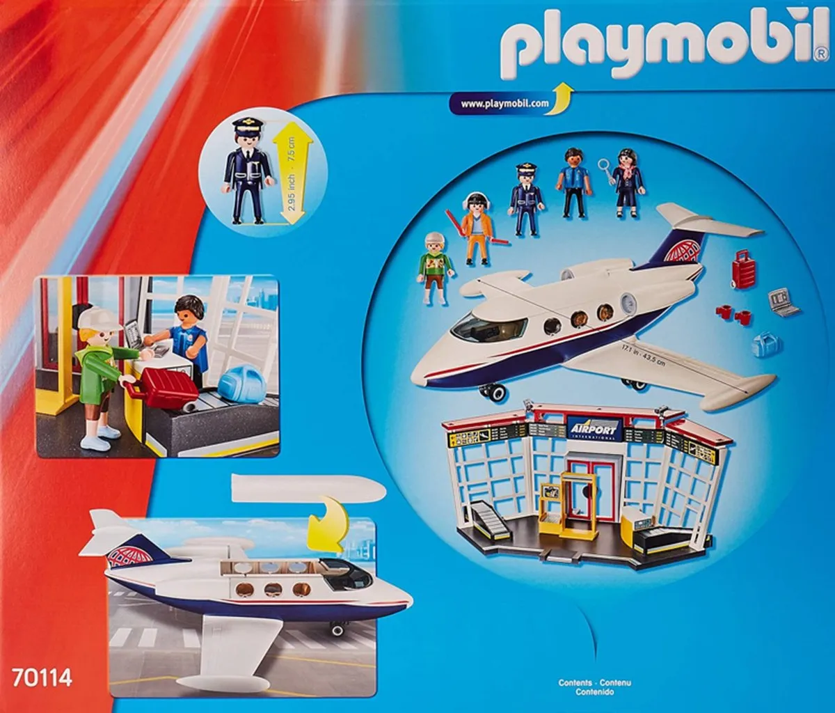 Playmobil Club Set Airport 70114 - Multicolor - afbeelding 3 van 3