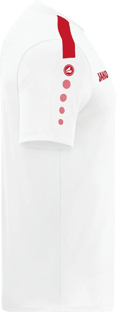 JAKO Power Shirt Korte Mouw Kinderen 152 - Rood/Wit