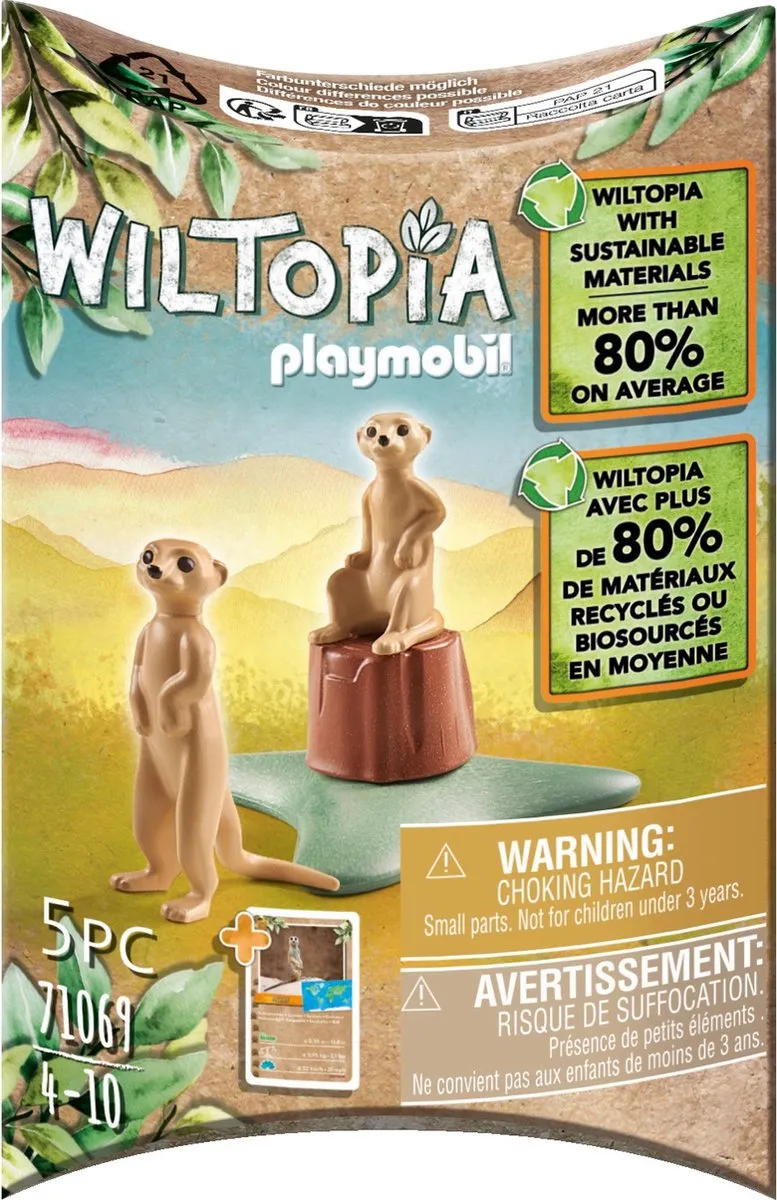 Playmobil Wiltopia Stokstaartje 71069