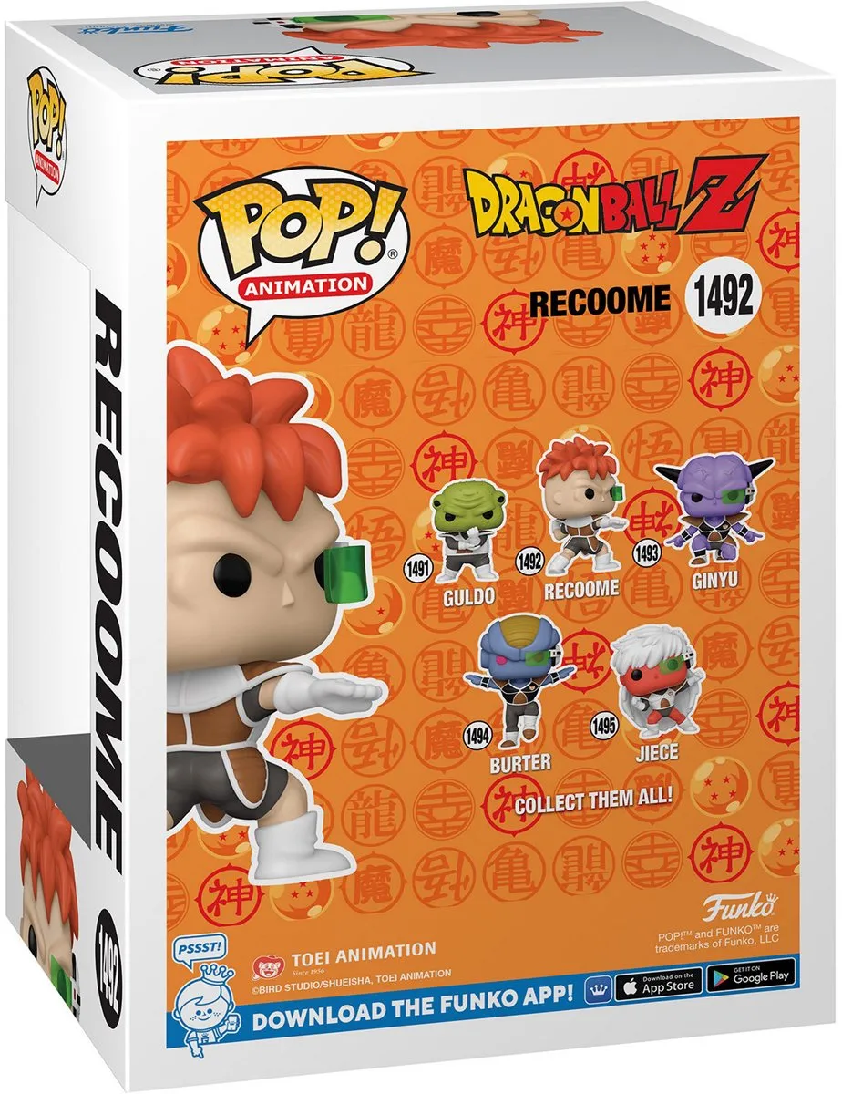 Funko Pop Dragon Ball Z Recoome Glow in the Dark 9,5cm