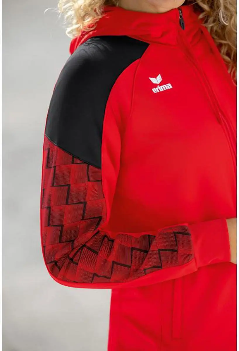 Erima Evo Star Trainingsjack Dames - Rood/Zwart