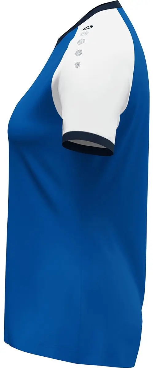 JAKO Dynamic Shirt Korte Mouw Dames S - Royal/Wit/Marine