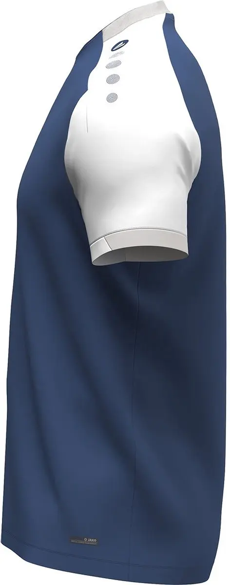 Jako Dynamic T-Shirt Kinderen 140 - Marine/Wit/Lichtgrijs