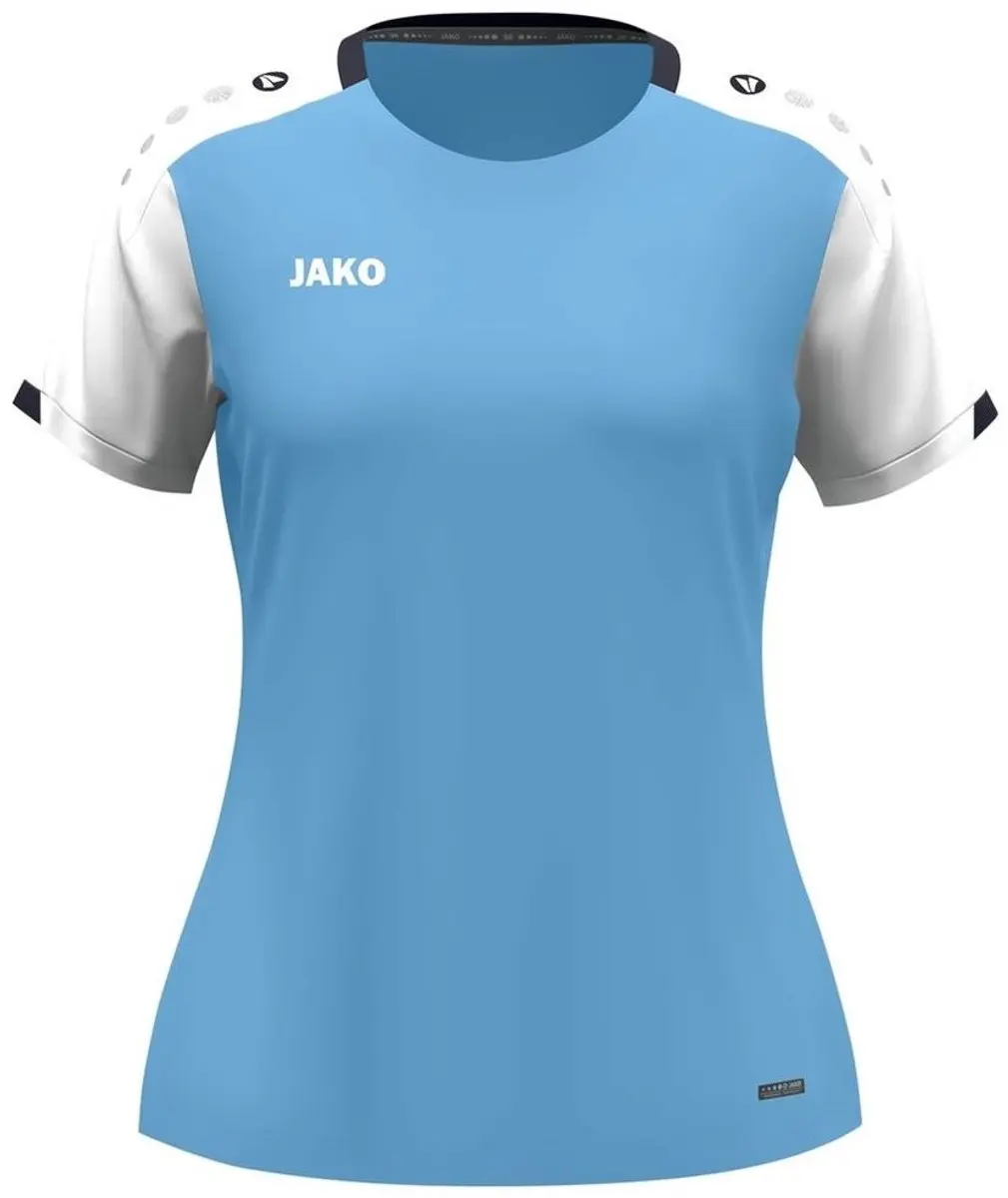 Jako Dynamic T-Shirt Dames L - Hemelsblauw/Wit/Blauw - afbeelding 6 van 6