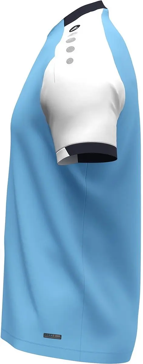 Jako Dynamic T-Shirt Dames L - Hemelsblauw/Wit/Blauw