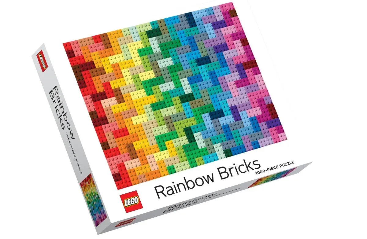 LEGO Regenboogstenenpuzzel 1000 Stuks - Multicolor