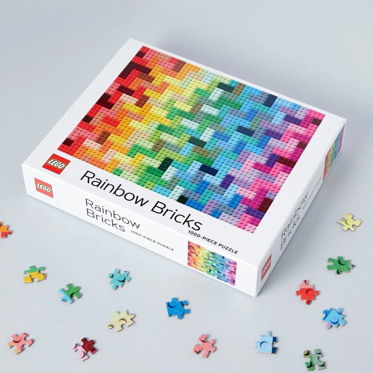 LEGO Regenboogstenenpuzzel 1000 Stuks - Multicolor