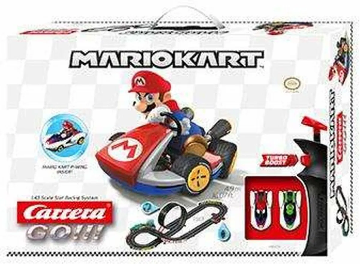 Carrera Go!!! Mario Kart P-Wing Racebaan 4,9m