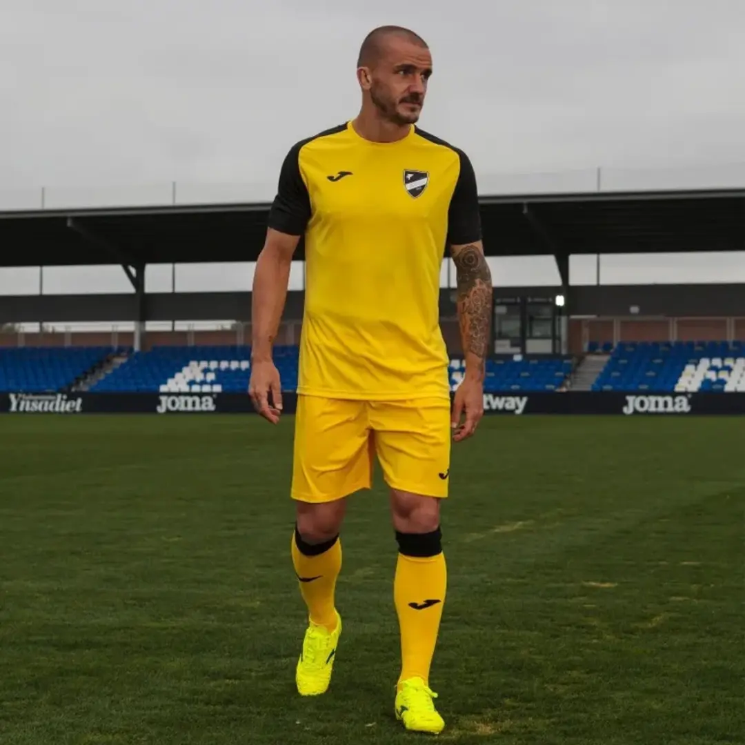 Joma Academy IV Shirt Heren - Geel/Zwart L