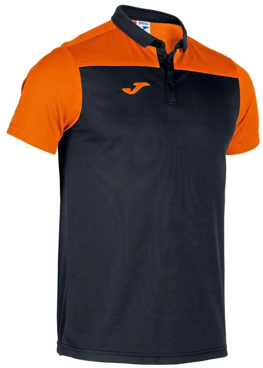 Joma Hobby II Poloshirt - 4-5 jaar - Oranje/Zwart