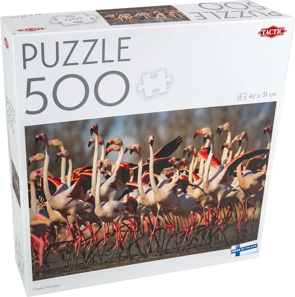 Tactic Puzzle Lovers Greater Flamingos 500 Stuks - Meerkleurig