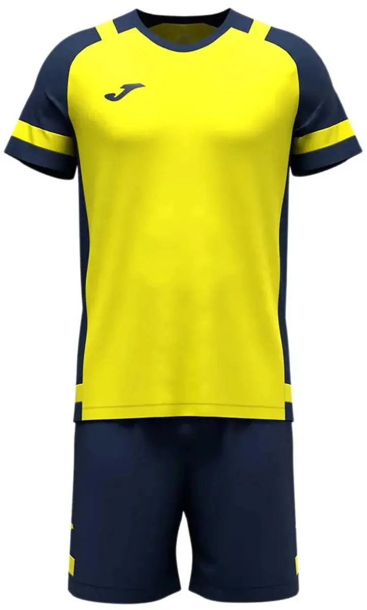 Joma Lider Korte Mouw Set Geel XL Man