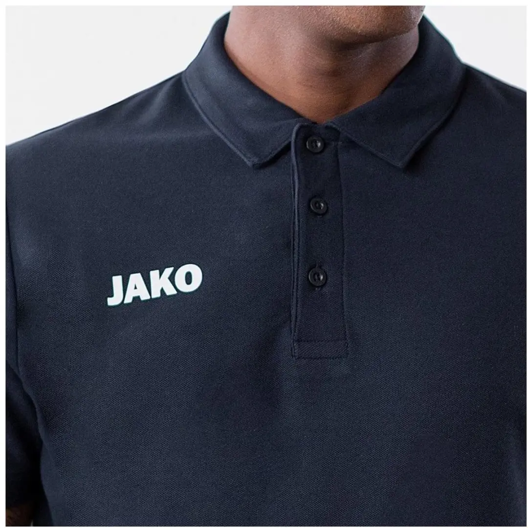 Jako Base Polo Heren - Antraciet/Marine 3XL