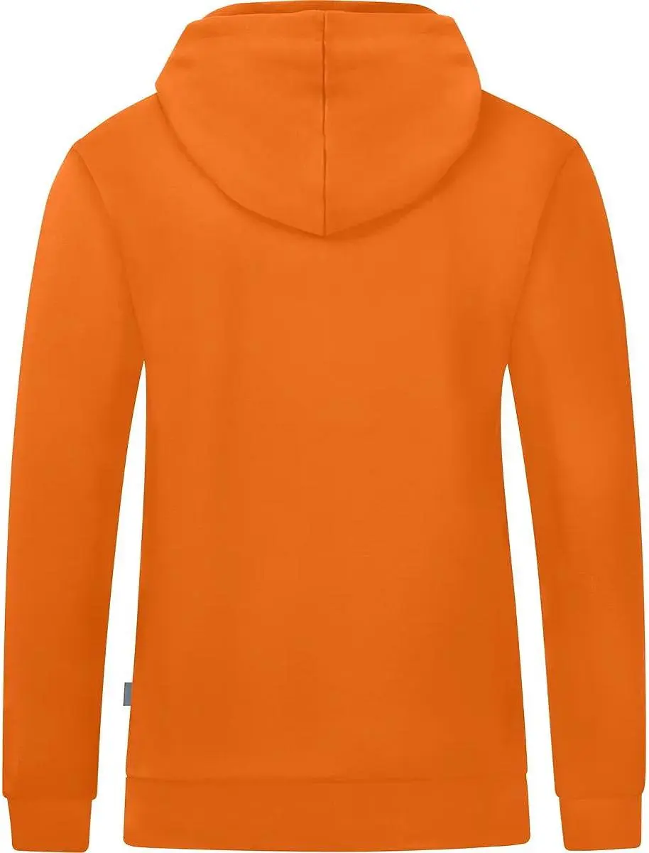 JAKO Organic Jas Met Kap Dames 46 - Oranje