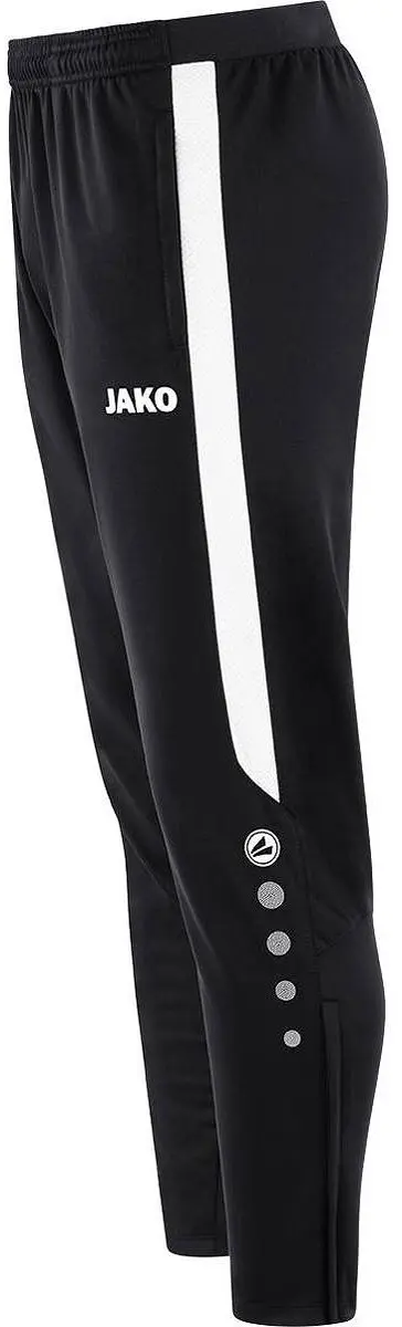 JAKO Power Polyester Trainingsbroek Dames 34 - Wit/Zwart