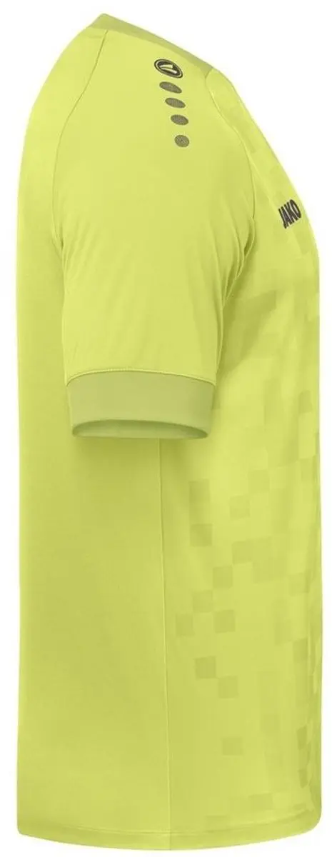 JAKO Pixel Shirt Korte Mouw Heren - Felgeel S