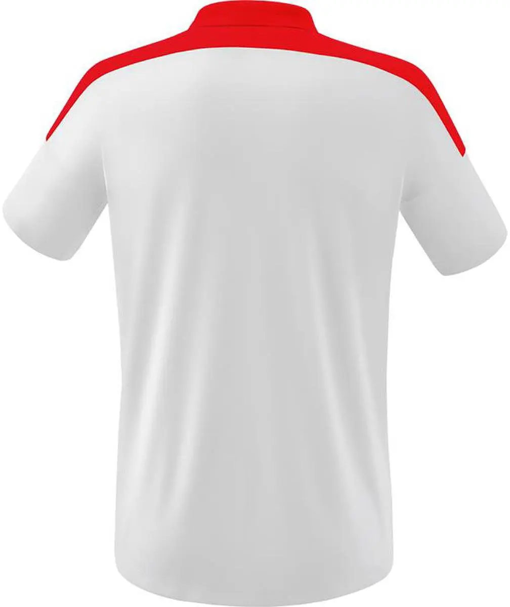 Erima Change Polo Heren M - Zwart/Rood/Wit