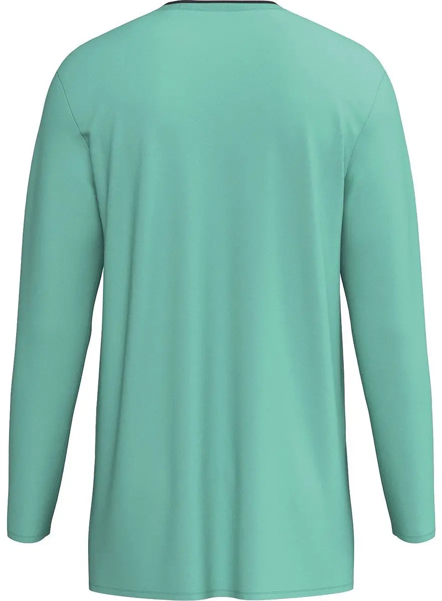 Erima Heren Scheidsrechtersshirt Lange Mouw - Mintgroen L