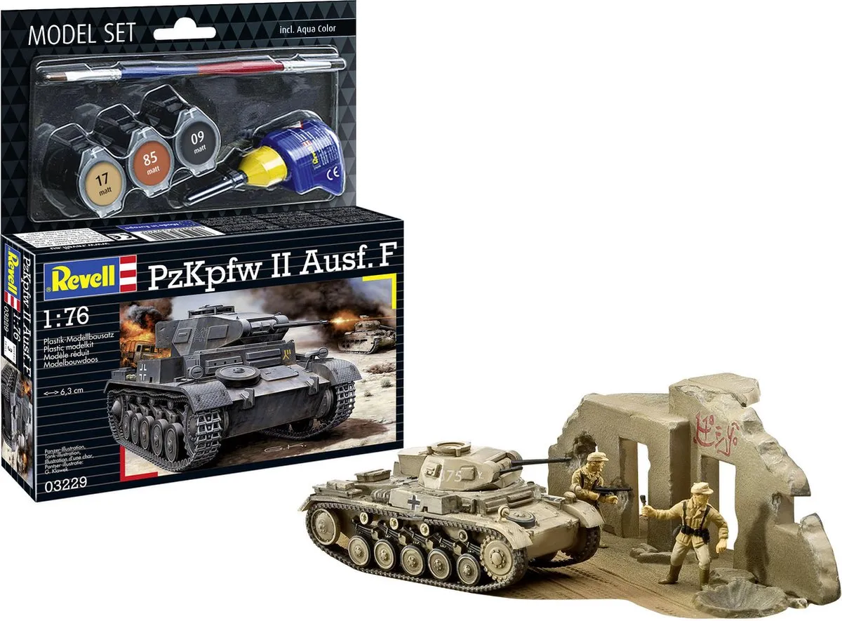 Revell 63229 Panzerkampfwagen II Ausf. F Tank