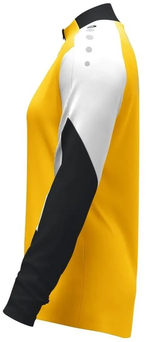 Jako Dynamic Ziptop Dames - Geel/Wit/Zwart L - afbeelding 6 van 6