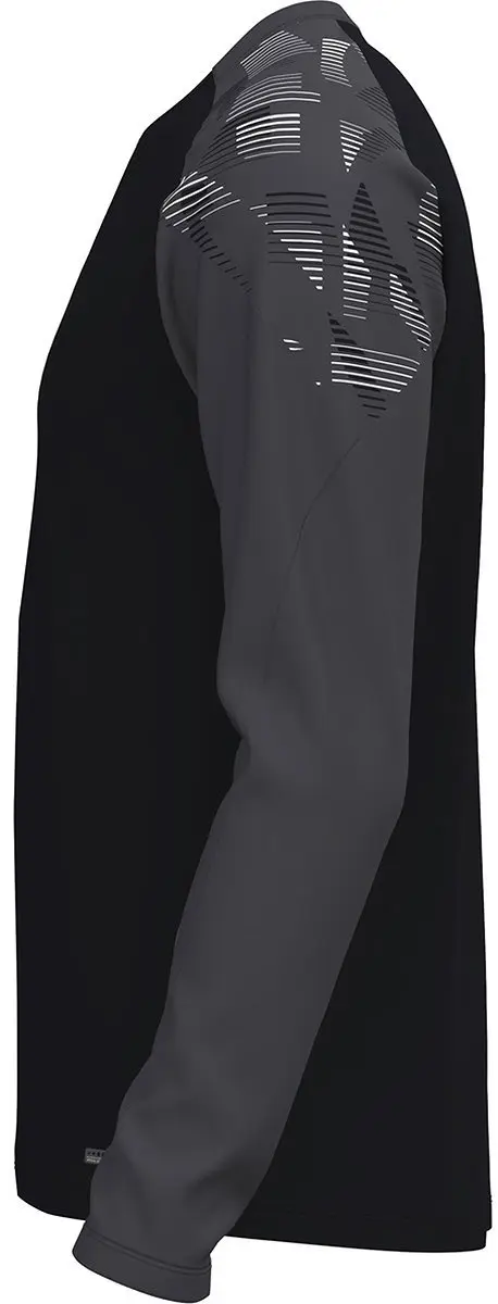 JAKO Sonic Longsleeve Kinderen 152 - Zwart/Antraciet