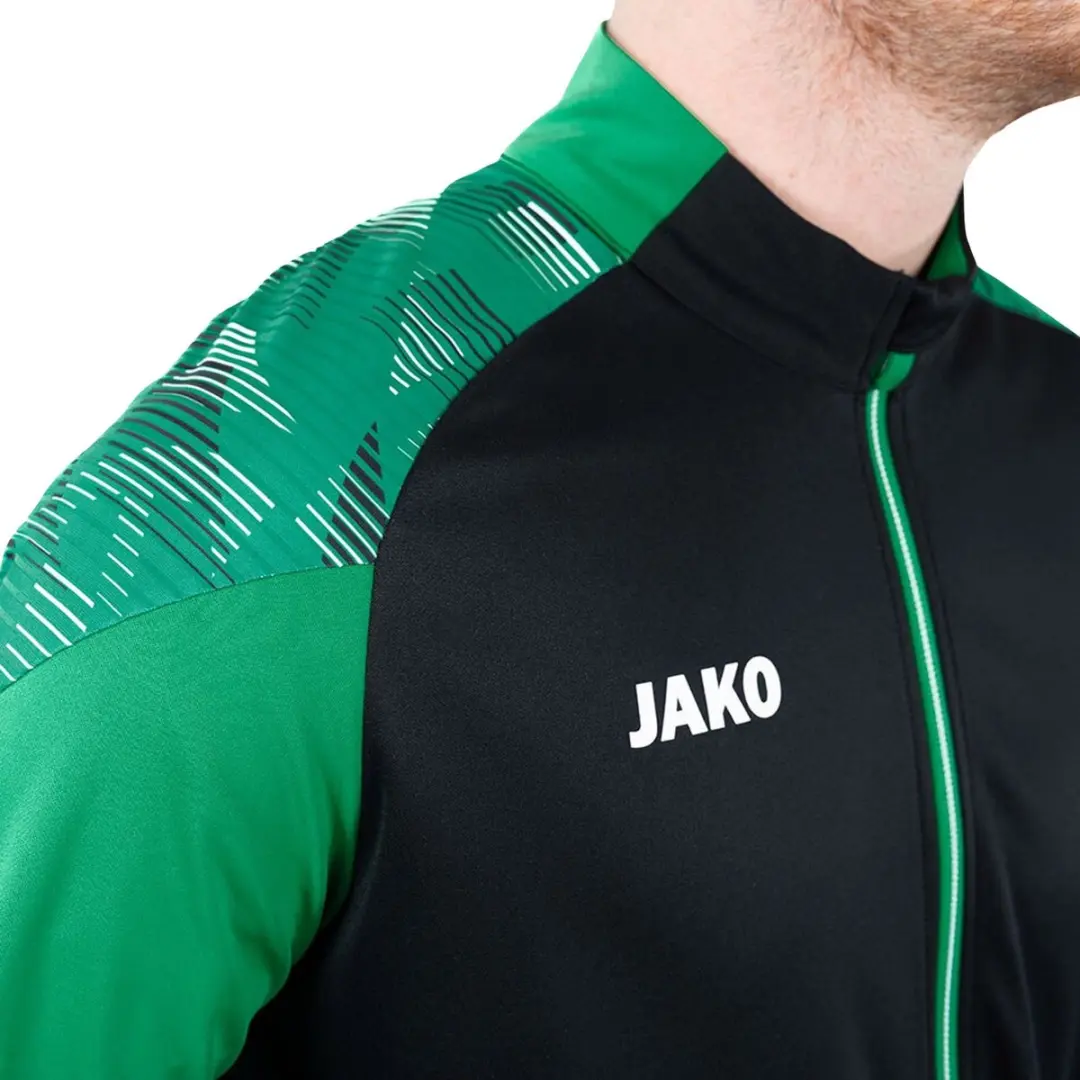 JAKO Sonic Polyestervest Heren L - Zwart/Groen