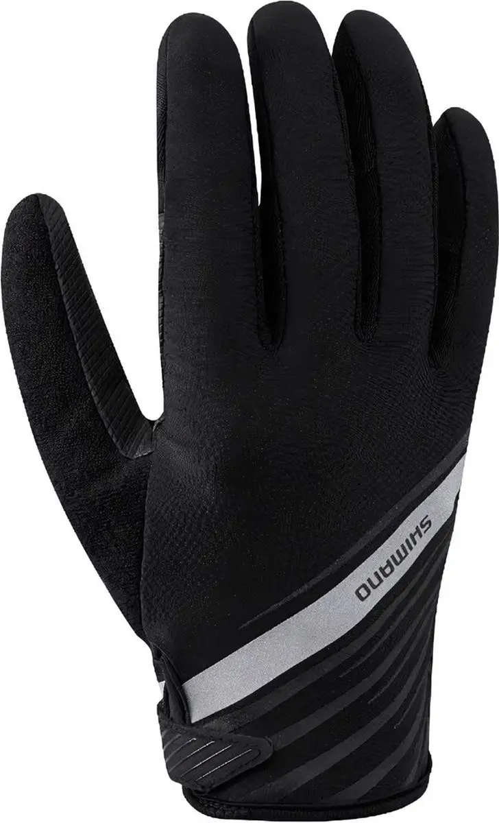 Shimano Lange Fietshandschoenen Zwart Heren-XXL