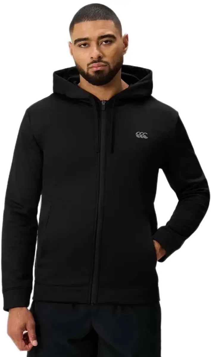 Canterbury Tempo Knit Fz Hoodie Zwart M Man