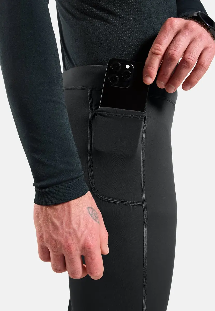 ODLO Essential Warm Tights Heren XXL - Zwart