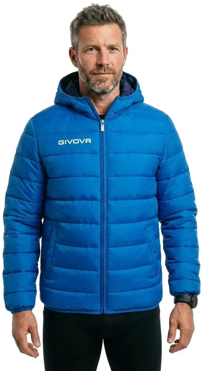 Givova Olanda Jas - Blauw/Fluo Geel 3XL - afbeelding 4 van 6