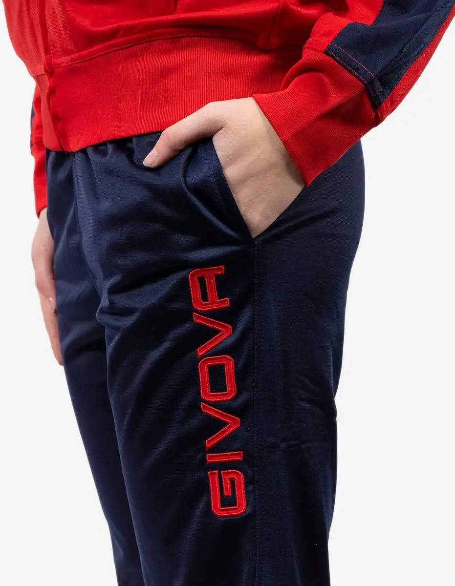 Givova Roma Sportset Rood-blauw 3XL