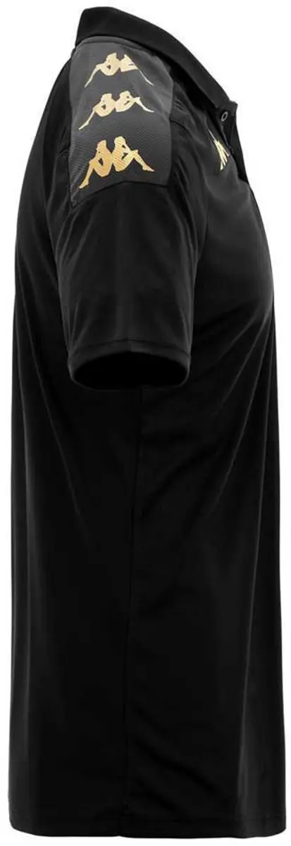 Kappa Banda Ghiolo Polo Heren - Zwart S