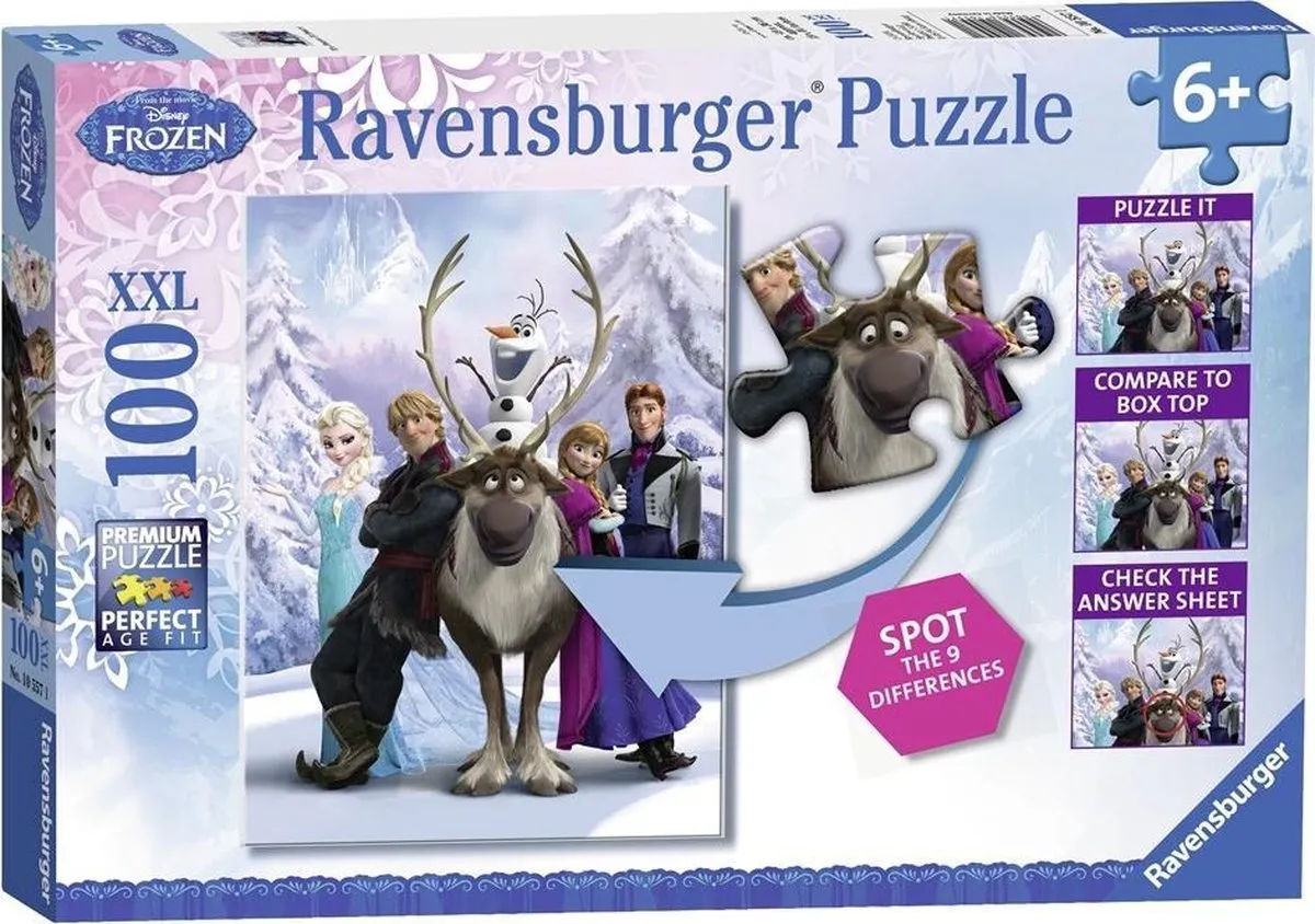 Ravensburger Disney Frozen Legpuzzel 100 Stuks - Multicolor