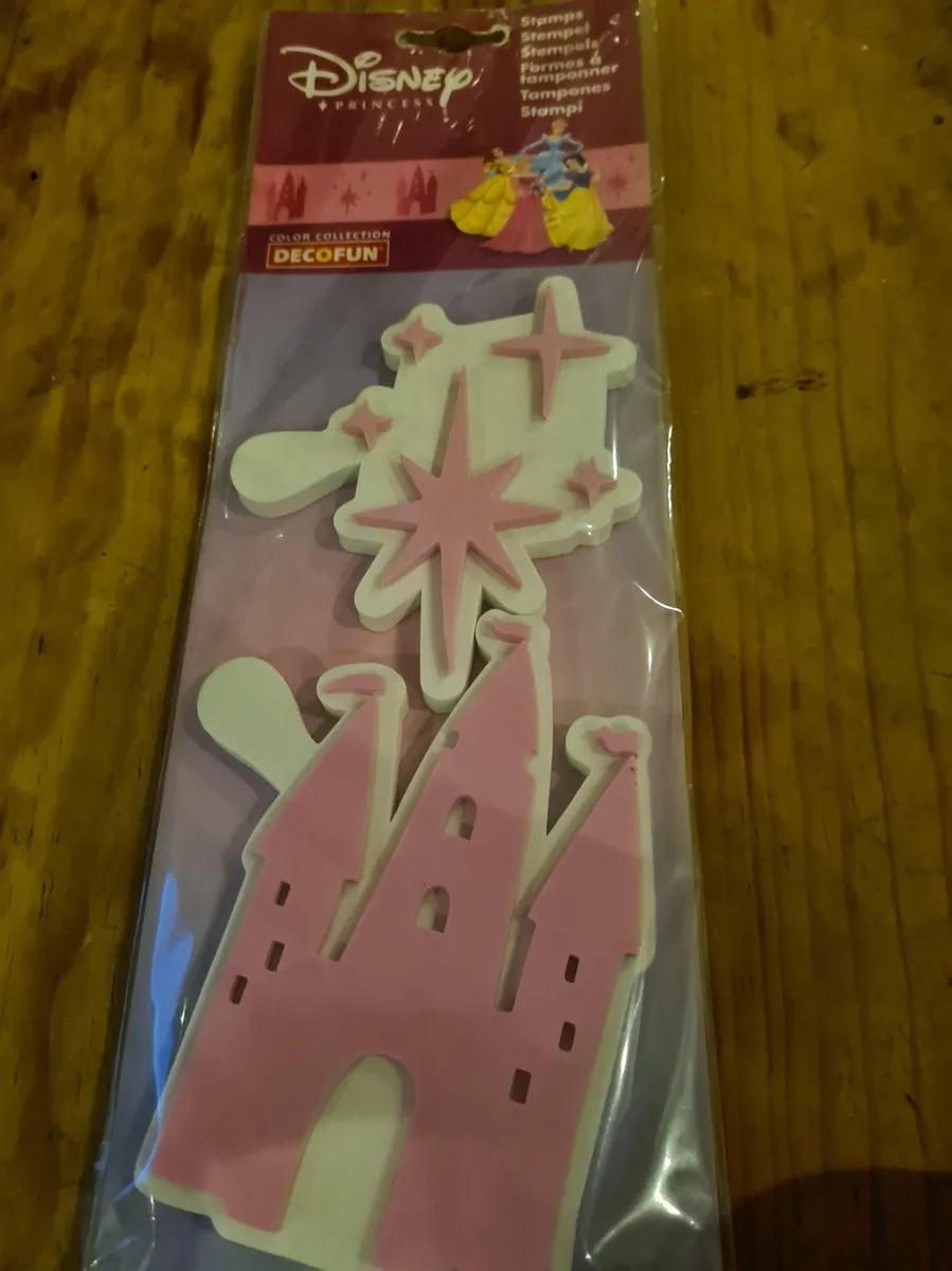 Disney Decofun Muurstempels - Roze/Wit