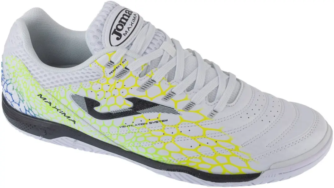 Joma Maxima 25 MAXW IN, Mannen, Wit, Indoorschoenen, maat: 41