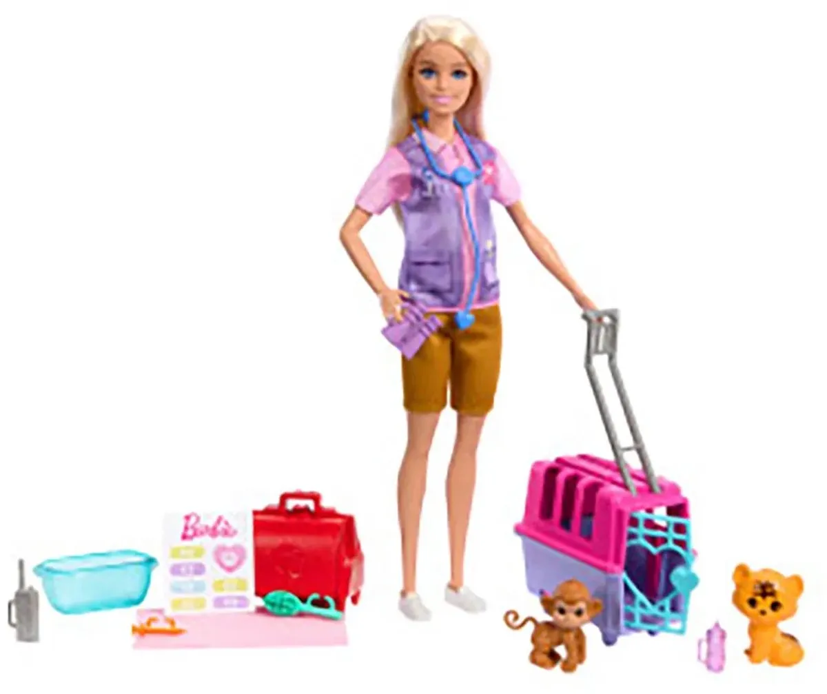 Mattel BRB Kleintier Rettungsspielset HRG50