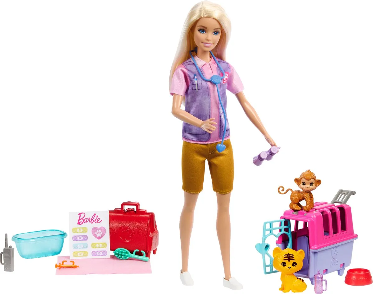 Mattel BRB Kleintier Rettungsspielset HRG50 - Multikleur