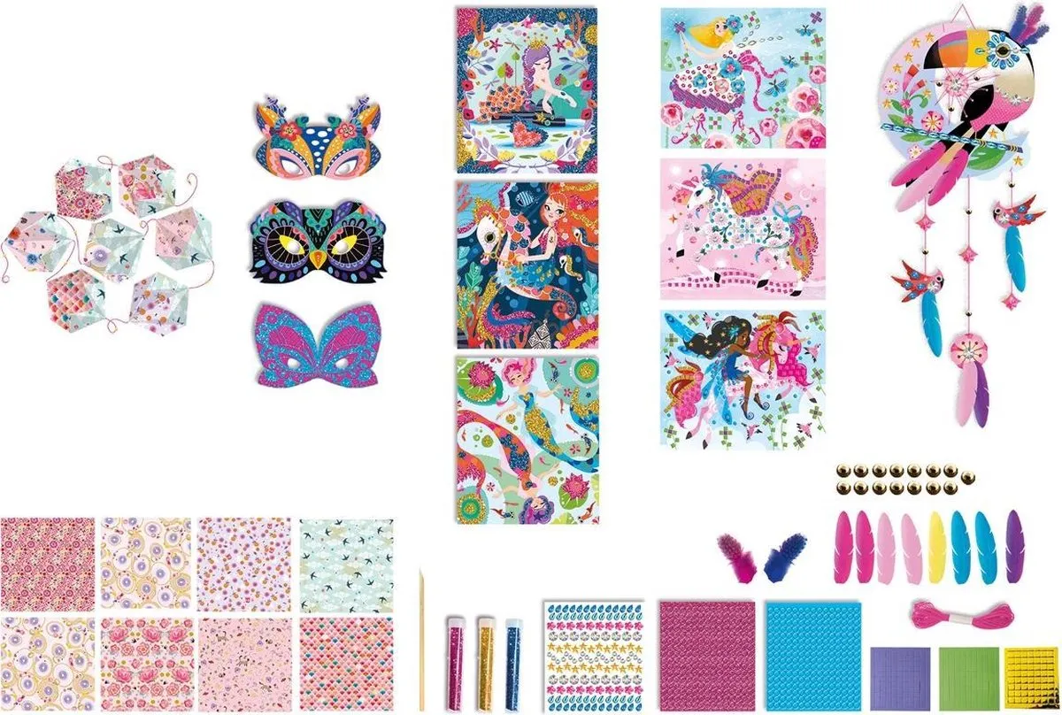 Janod Les Ateliers Du Calme Knutselset - 11 Decoraties Multi