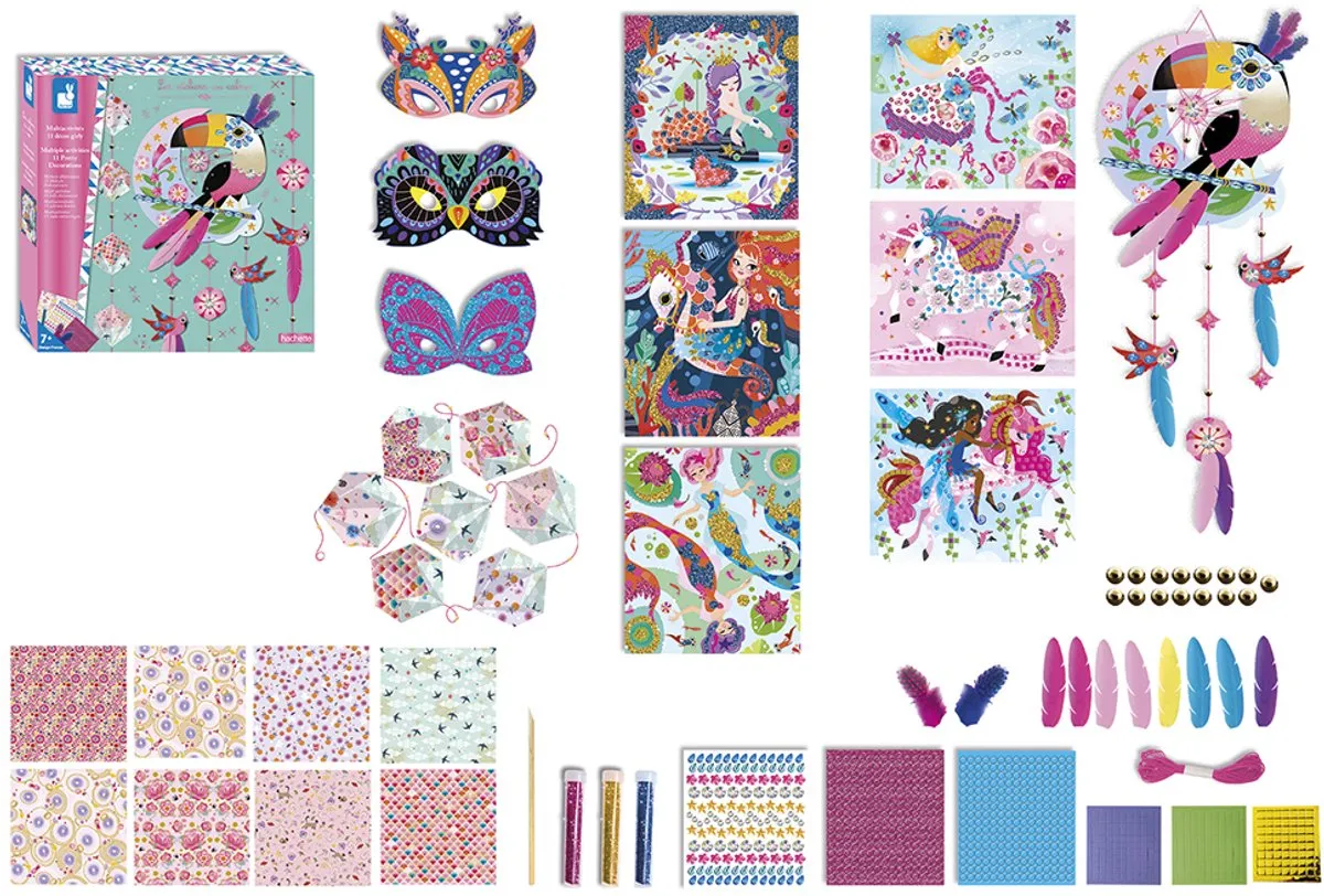 Janod Les Ateliers Du Calme Knutselset - 11 Decoraties Multi - afbeelding 6 van 6