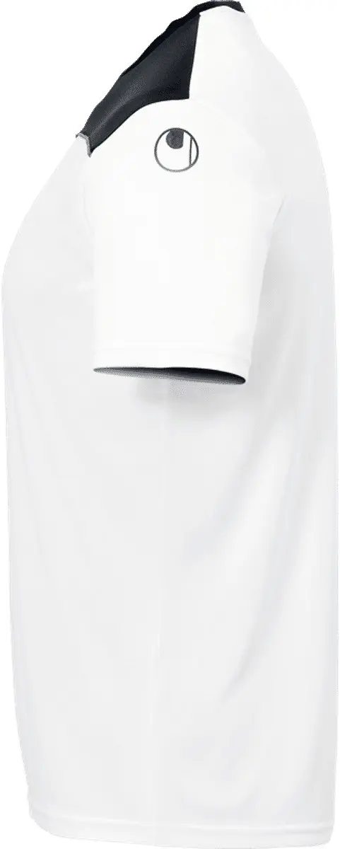 Uhlsport Offense 23 T-Shirt Kinderen 128 - Wit/Zwart/Antraciet