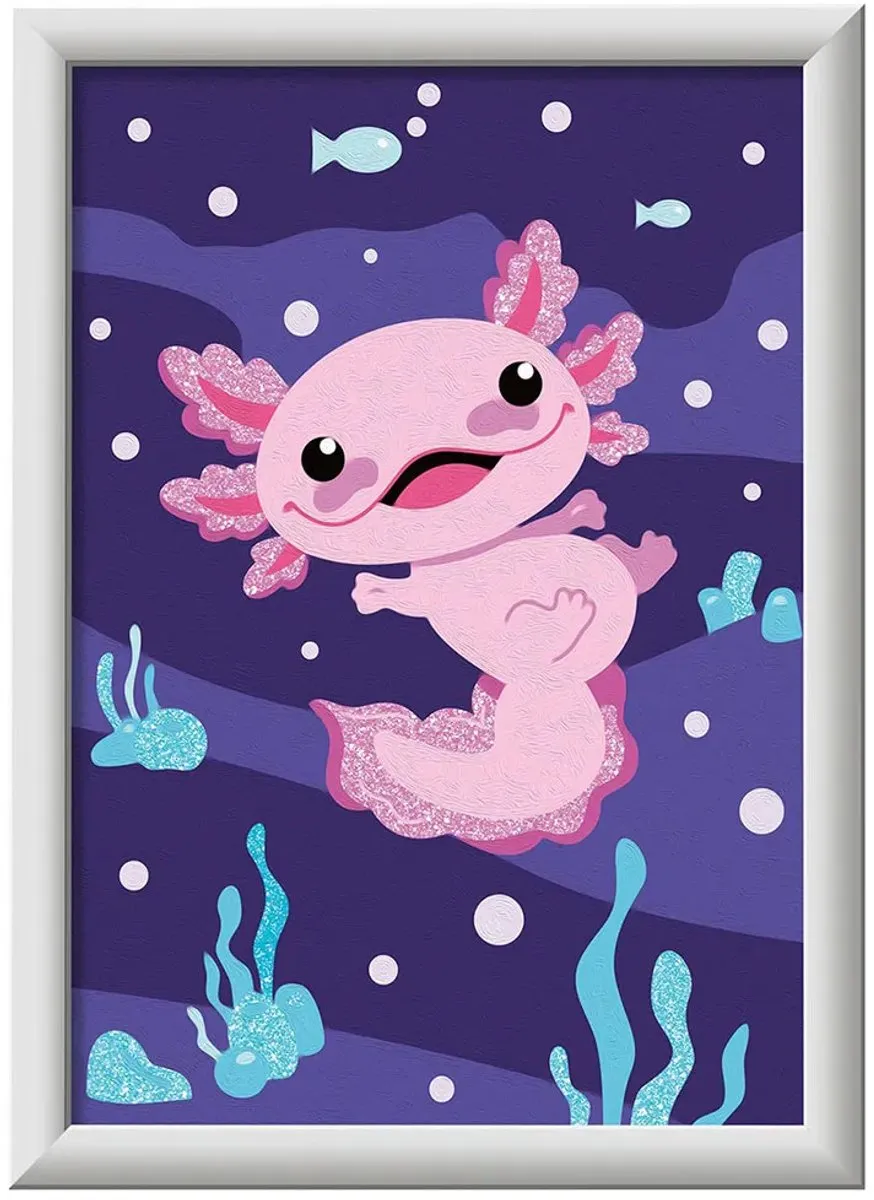 Ravensburger CreArt Axolotl Schilderen op Nummer - Multicolour
