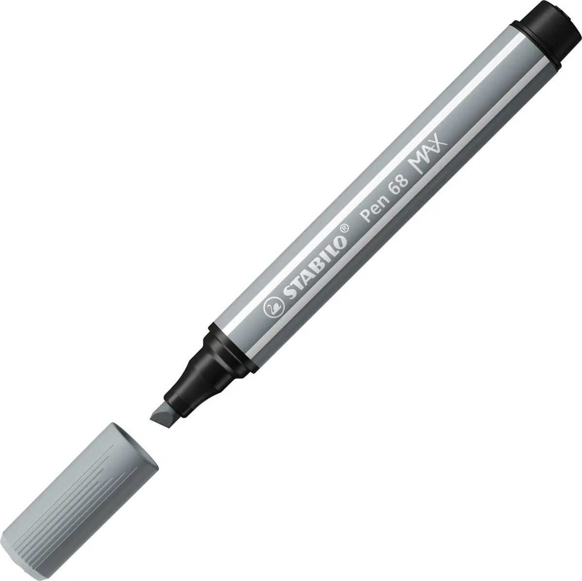STABILO Pen 68 MAX Viltstift Middel Koudgrijs