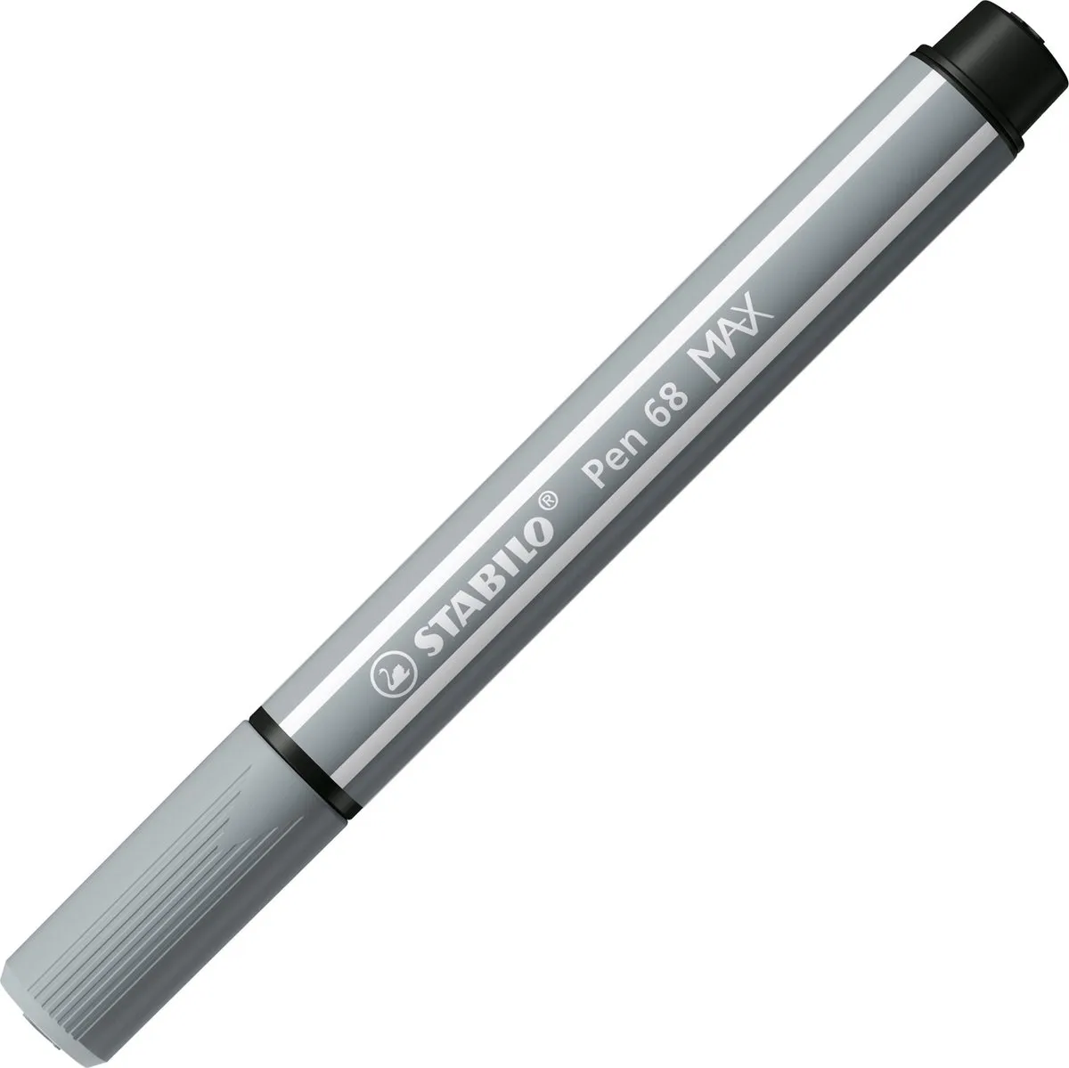 STABILO Pen 68 MAX Viltstift Middel Koudgrijs