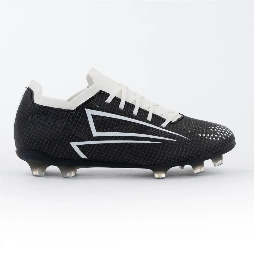 JAKO RS89 Elite Voetbalschoenen FG - Maat 45 - Zwart/Wit