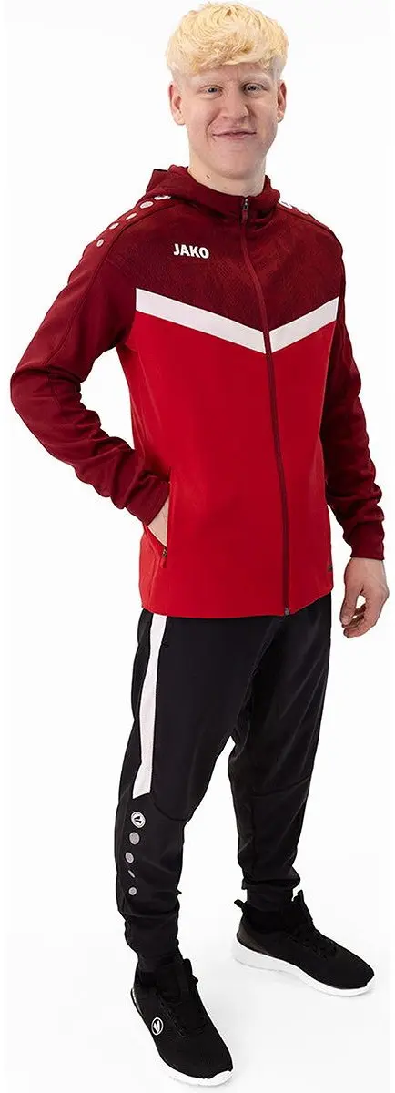 Jako Iconic Trainingsjas Heren - Maat M - Donkerrood