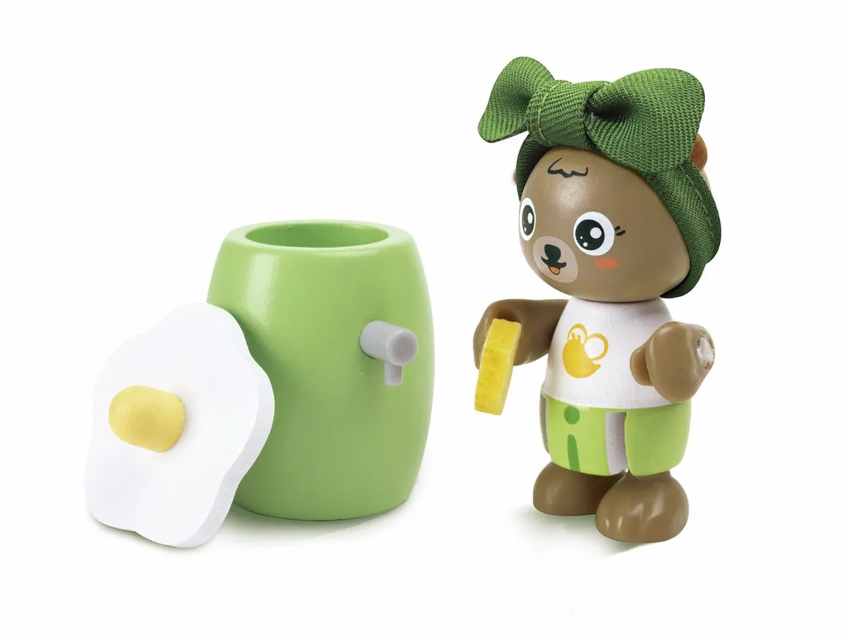 Hape Honingbijen Picknick - Poppenhuispop met meubel - afbeelding 6 van 6