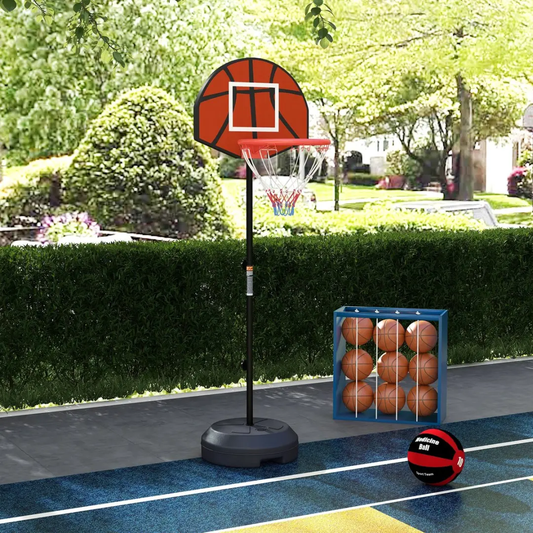SPORTNOW basketbalstandaard met dartbord 148cm - afbeelding 6 van 6
