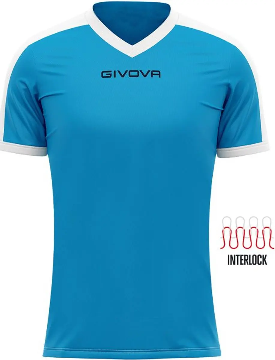 Givova Revolution Sportshirt - Hemelswit Blauw XXL